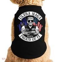 Ultra Maga And Proud Of It Trump Supporter Doggie Tank thumb 0