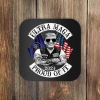 Ultra Maga And Proud Of It Trump Supporter Coaster thumb 0