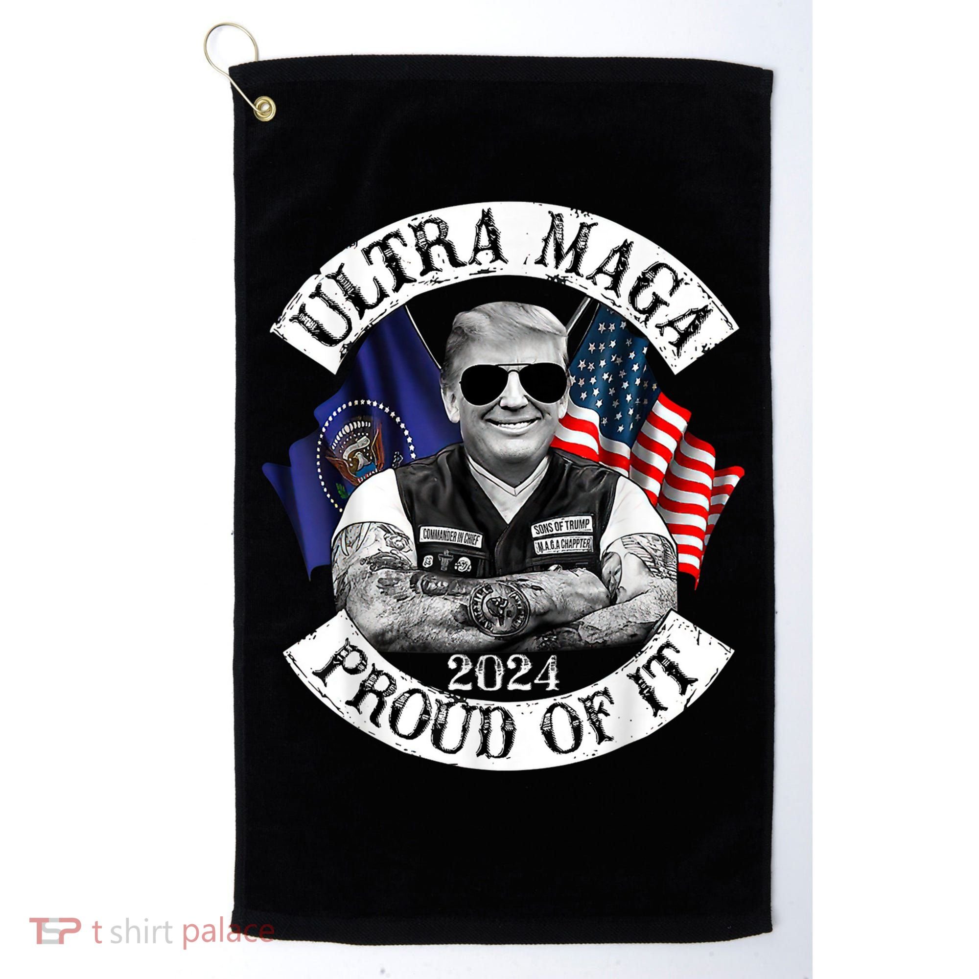 Ultra Maga And Proud Of It Trump Supporter Golf Towel