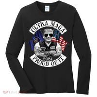 Ultra Maga And Proud Of It Trump Supporter Women's Long Sleeve Shirt thumb 0