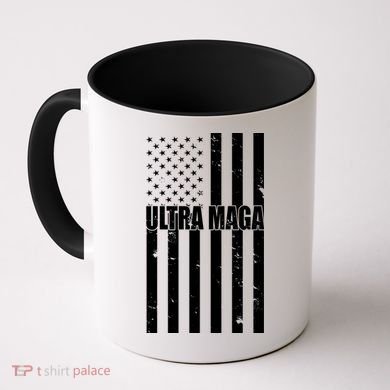 Ultra Maga American Flag Coffee Mug