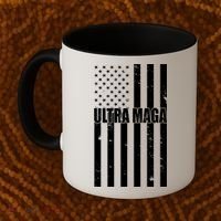 Ultra Maga American Flag Coffee Mug thumb 2