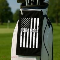 Ultra Maga American Flag Golf Towel thumb 2