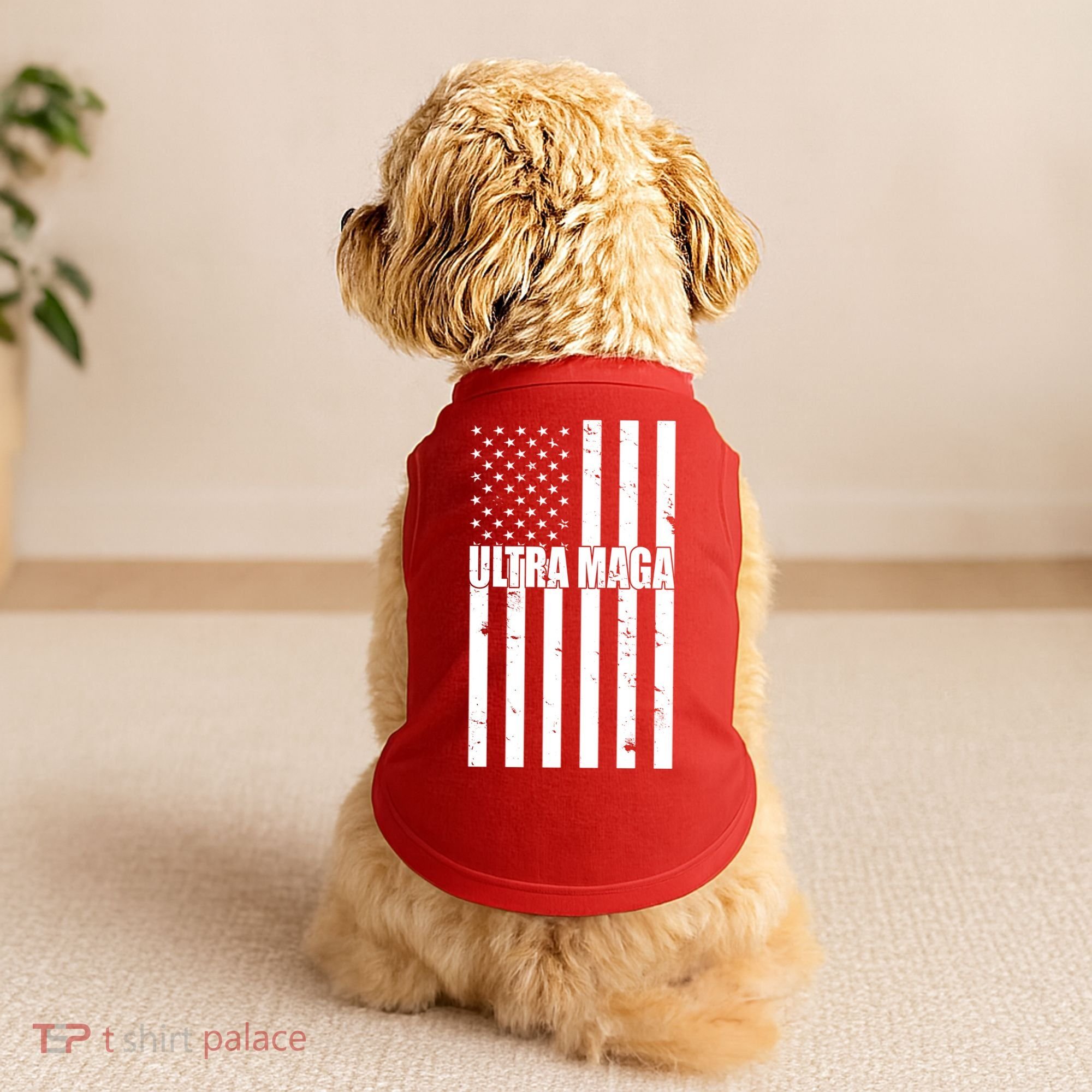 Ultra Maga American Flag Doggie Tank