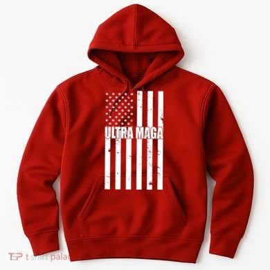 Ultra Maga American Flag Hoodie