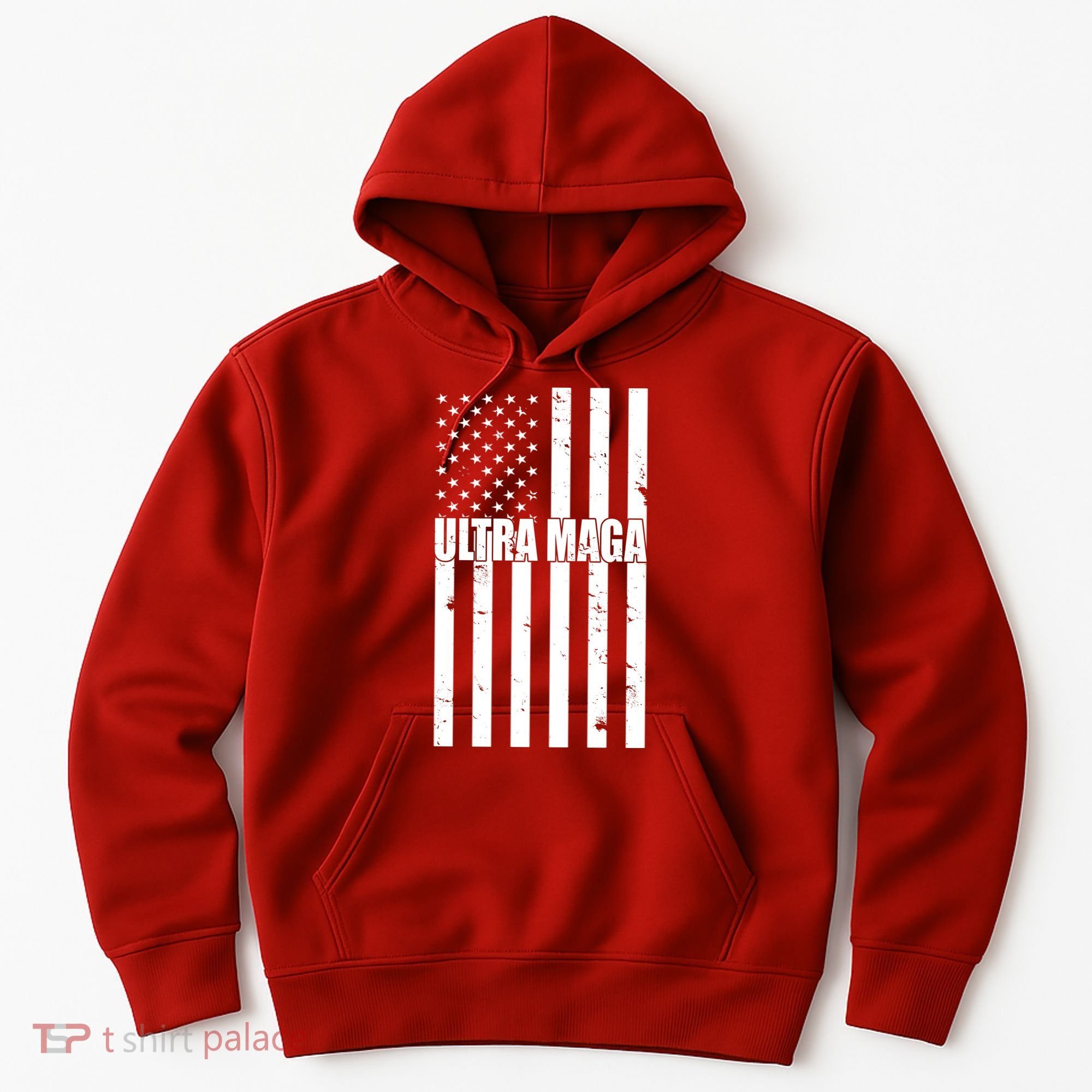 Ultra Maga American Flag Hoodie