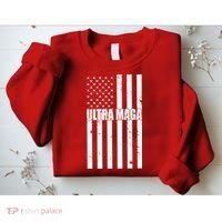 Ultra Maga American Flag Sweatshirt thumb 2
