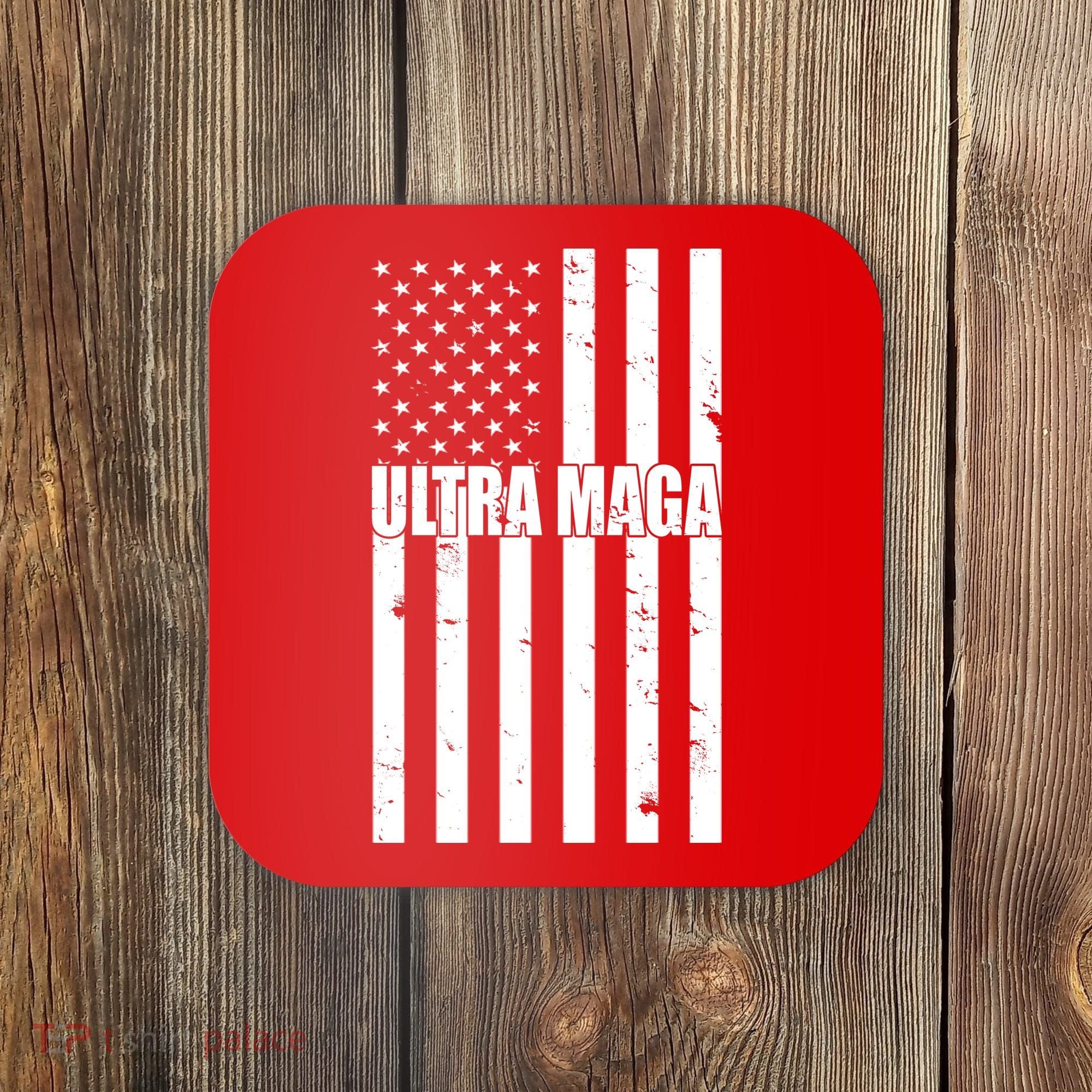 Ultra Maga American Flag Coaster