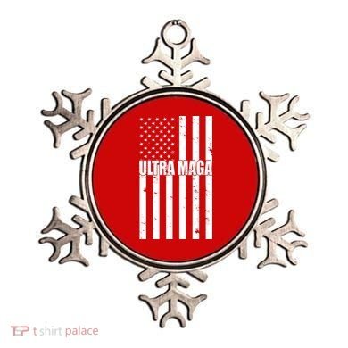 Ultra Maga American Flag Ornament