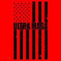 Ultra Maga American Flag Santa Hat thumb 1
