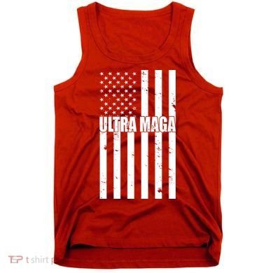 Ultra Maga American Flag Tank Top