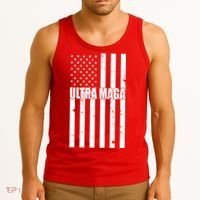 Ultra Maga American Flag Tank Top thumb 3