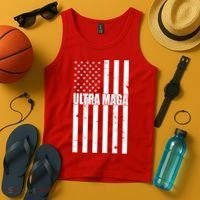 Ultra Maga American Flag Tank Top thumb 4
