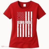 Ultra Maga American Flag Women's T-Shirt thumb 0