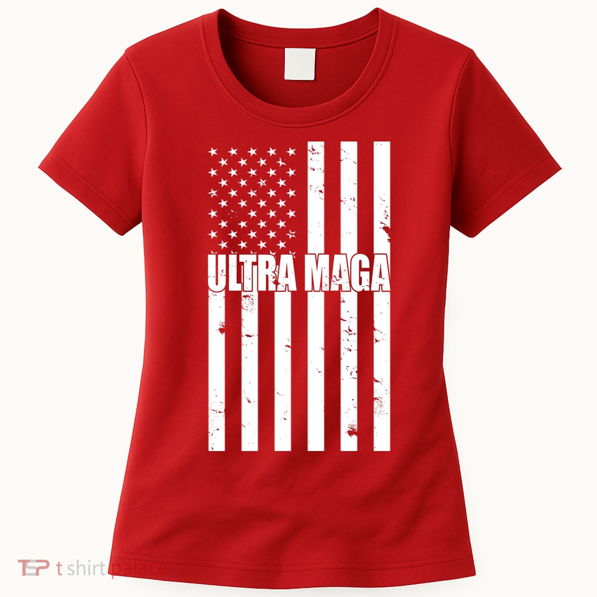 Ultra Maga American Flag Women's T-Shirt