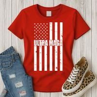 Ultra Maga American Flag Women's T-Shirt thumb 3