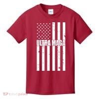 Ultra Maga American Flag Kids T-Shirt thumb 0