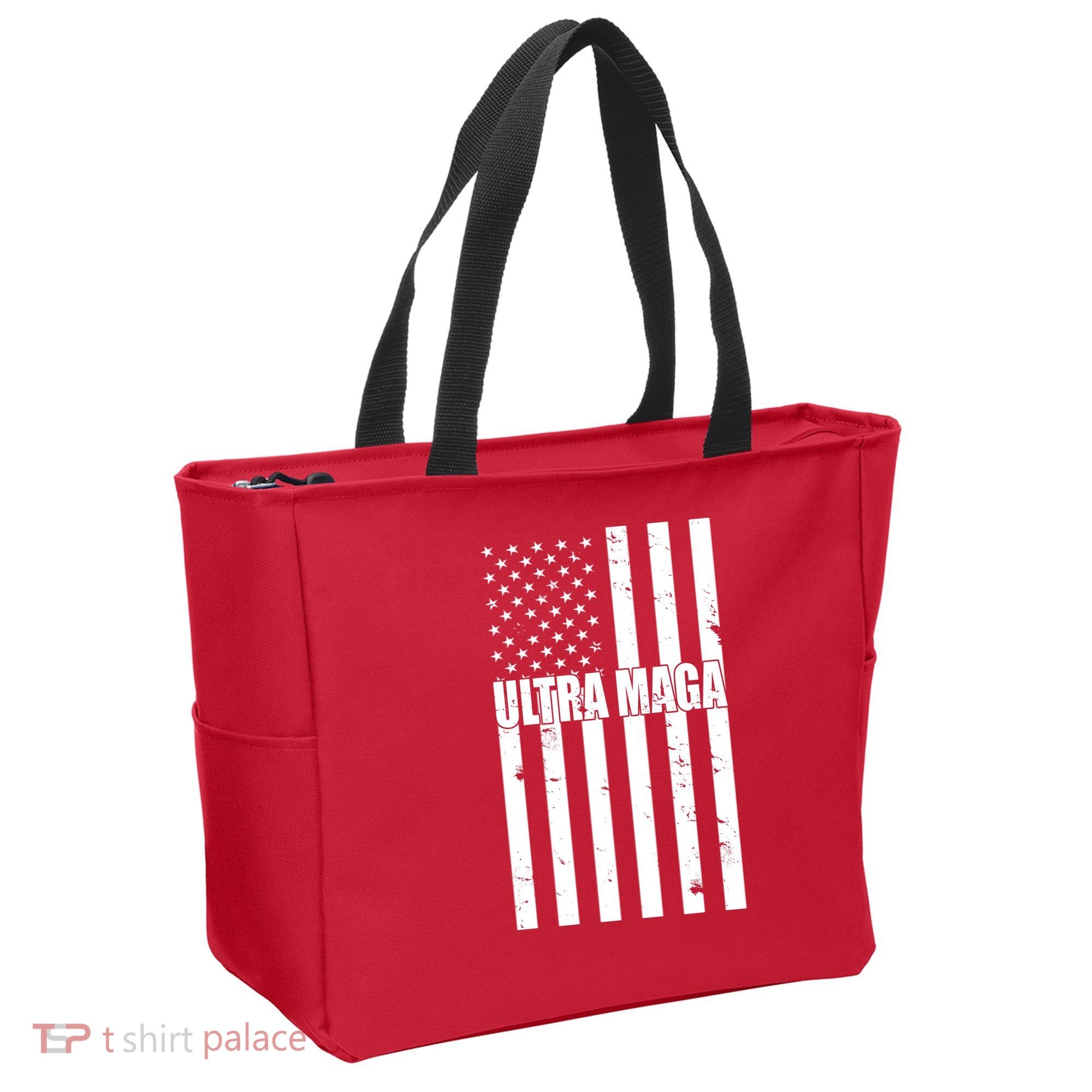 Ultra Maga American Flag Tote Bag