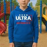 Ultra Maga And Proud Of It Kids Hoodie thumb 2