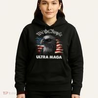 Ultra MAGA American Flag We The People Eagle Hoodie thumb 5