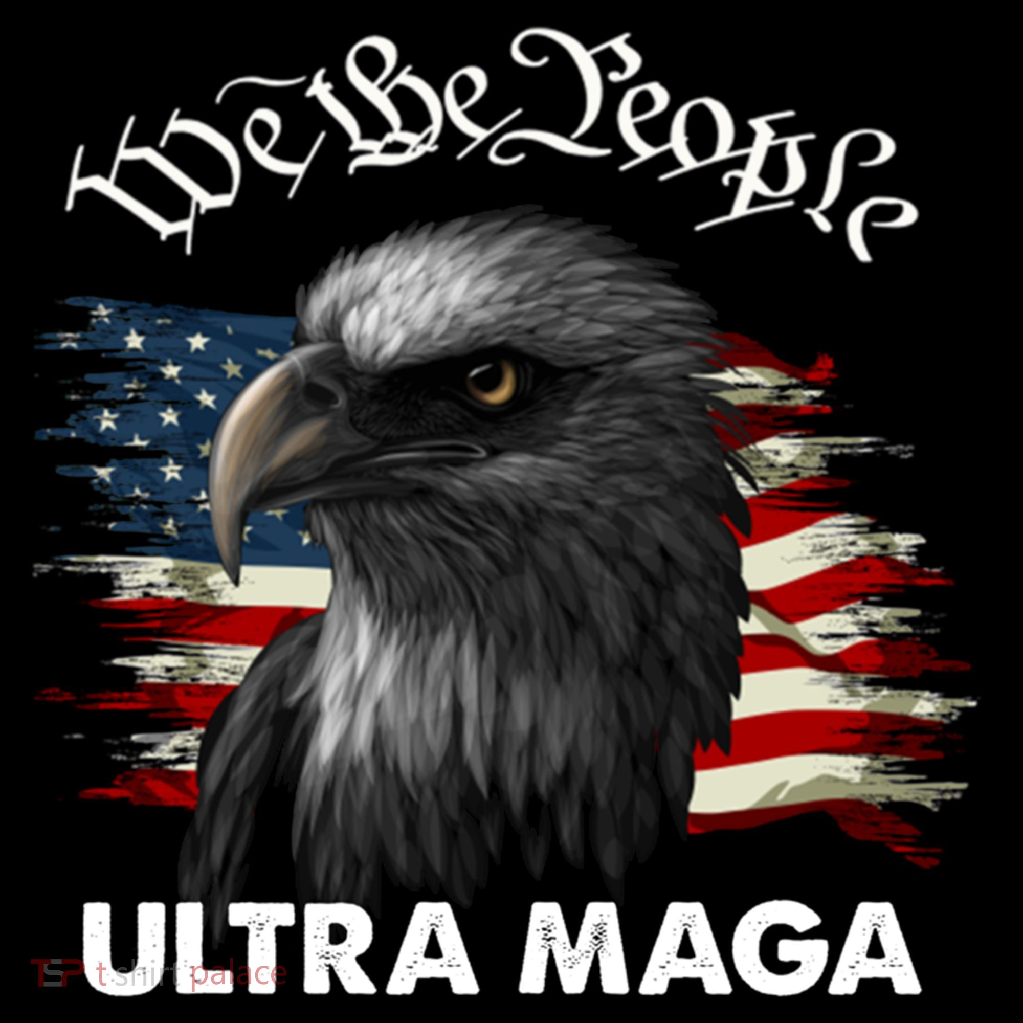 Ultra MAGA American Flag We The People Eagle Coffee Mug