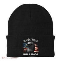 Ultra MAGA American Flag We The People Eagle Beanie thumb 0