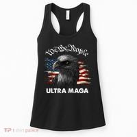 Ultra MAGA American Flag We The People Eagle Women's Tank Top thumb 0