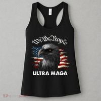Ultra MAGA American Flag We The People Eagle Women's Tank Top thumb 3