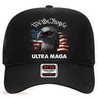 Ultra MAGA American Flag We The People Eagle Hat thumb 0