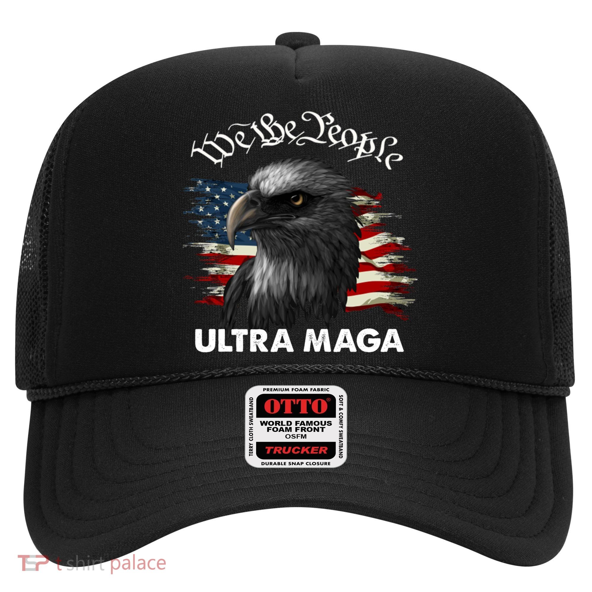 Ultra MAGA American Flag We The People Eagle Hat