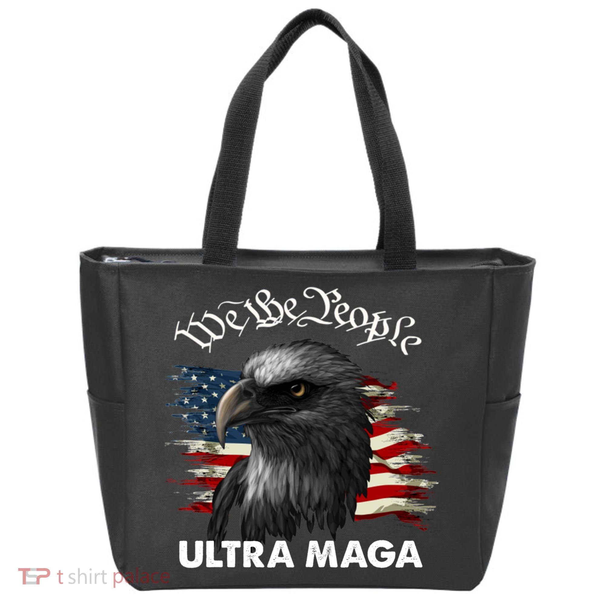 Ultra MAGA American Flag We The People Eagle Tote Bag