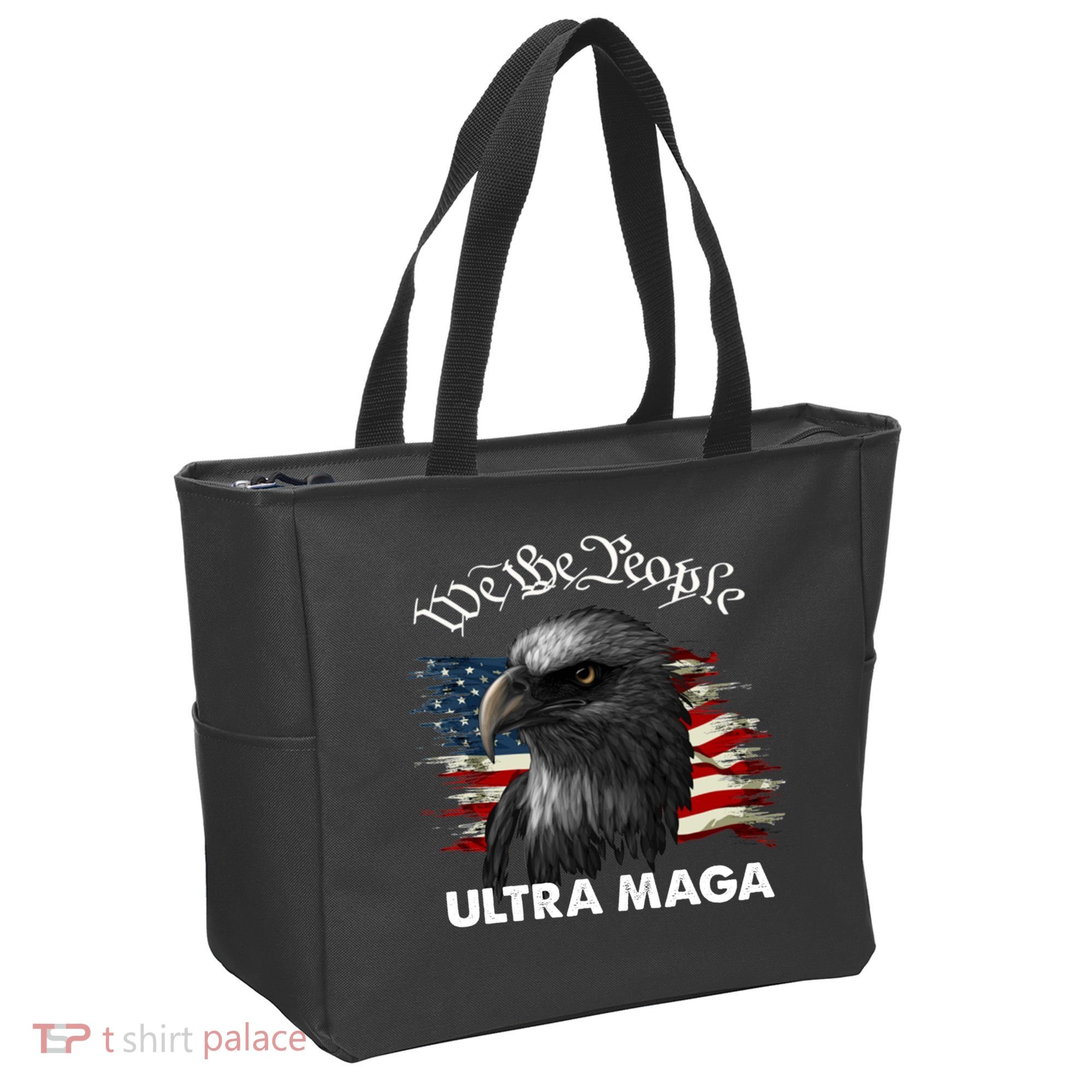 Ultra MAGA American Flag We The People Eagle Tote Bag