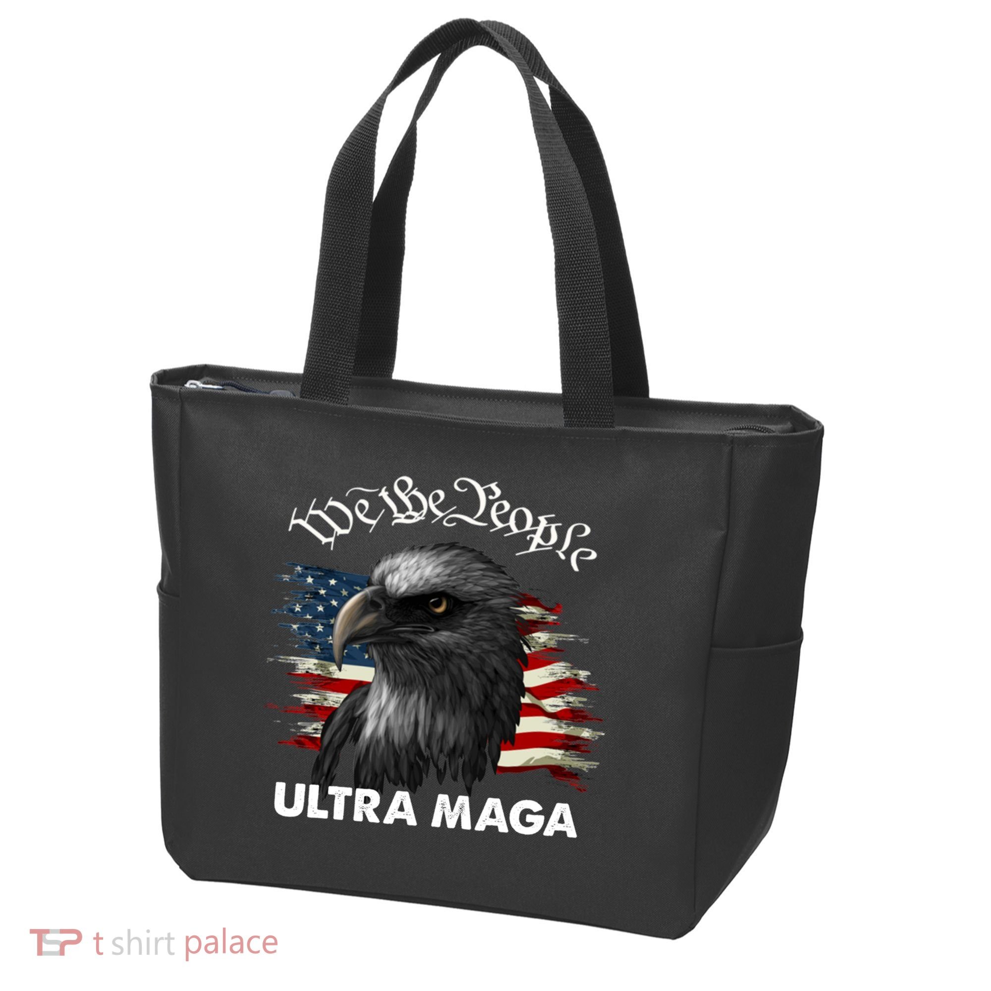 Ultra MAGA American Flag We The People Eagle Tote Bag