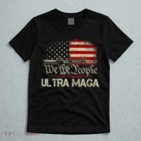 Ultra MAGA American Flag We The People 1776 T-Shirt thumb 5