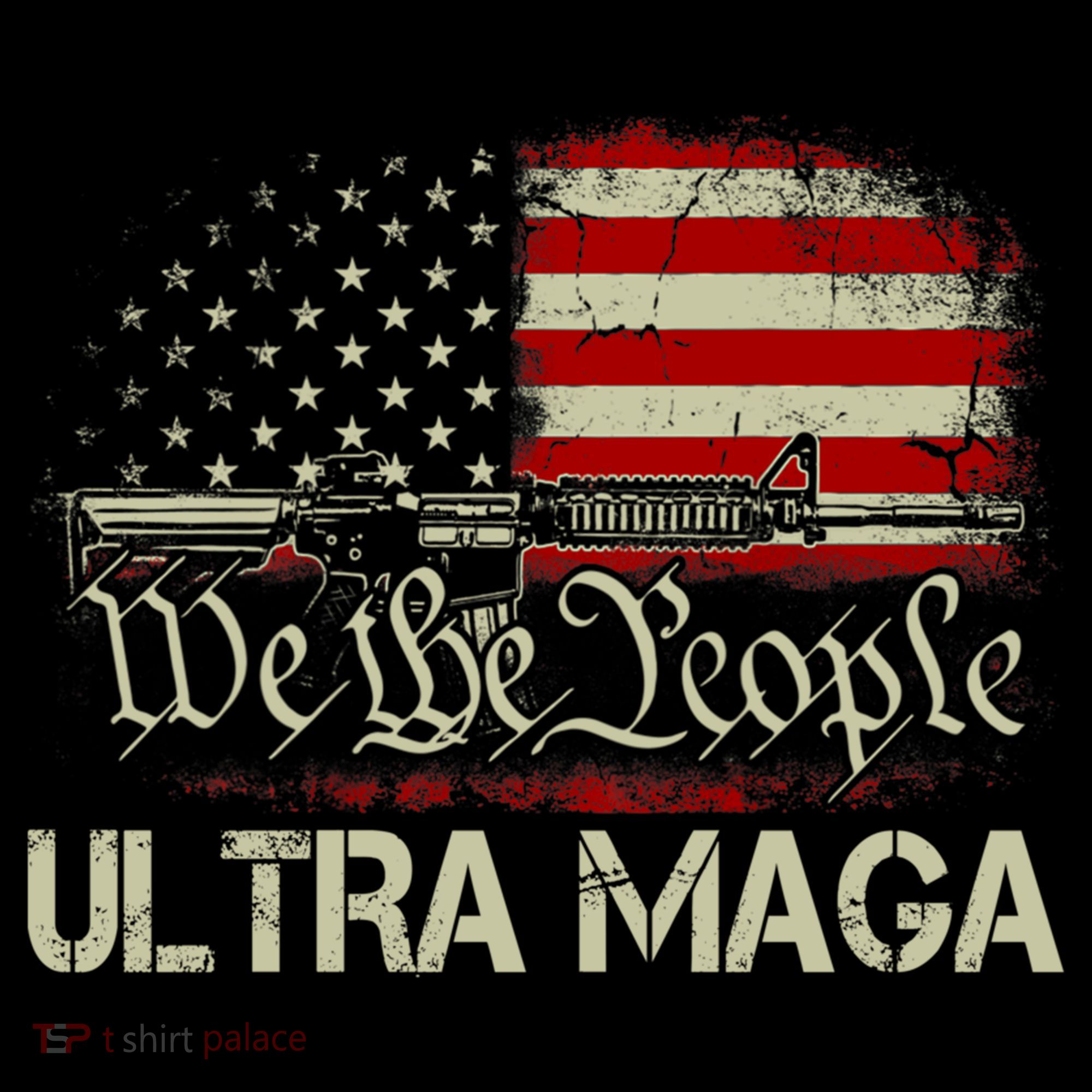 Ultra MAGA American Flag We The People 1776 Coffee Mug