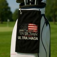 Ultra MAGA American Flag We The People 1776 Golf Towel thumb 2