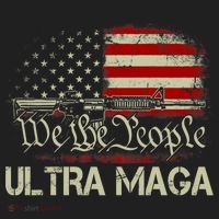 Ultra MAGA American Flag We The People 1776 Golf Towel thumb 3