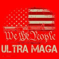 Ultra MAGA American Flag We The People 1776 Santa Hat thumb 1