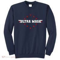 Ultra MAGA Anti Biden Parody Trump 2024 Sweatshirt thumb 0