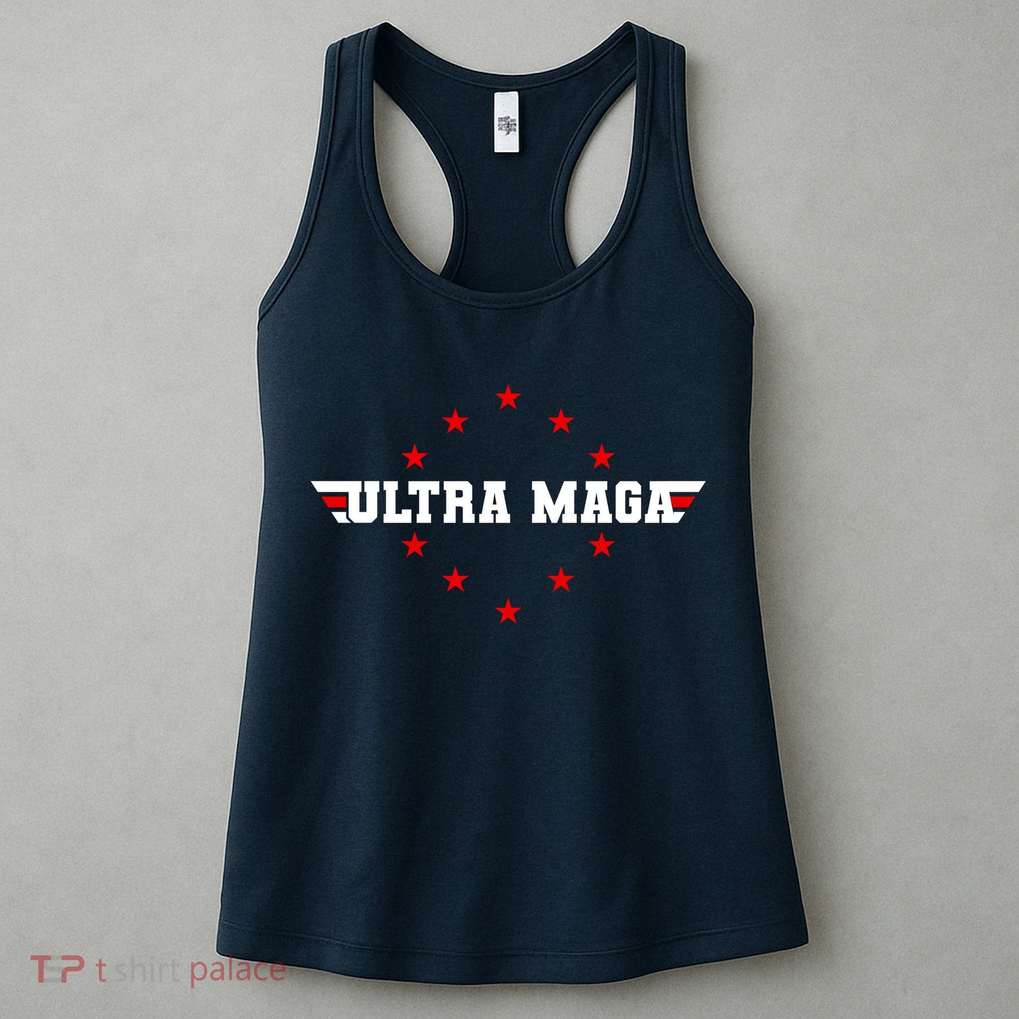 Ultra MAGA Anti Biden Parody Trump 2024 Women's Tank Top