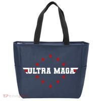 Ultra MAGA Anti Biden Parody Trump 2024 Tote Bag thumb 0