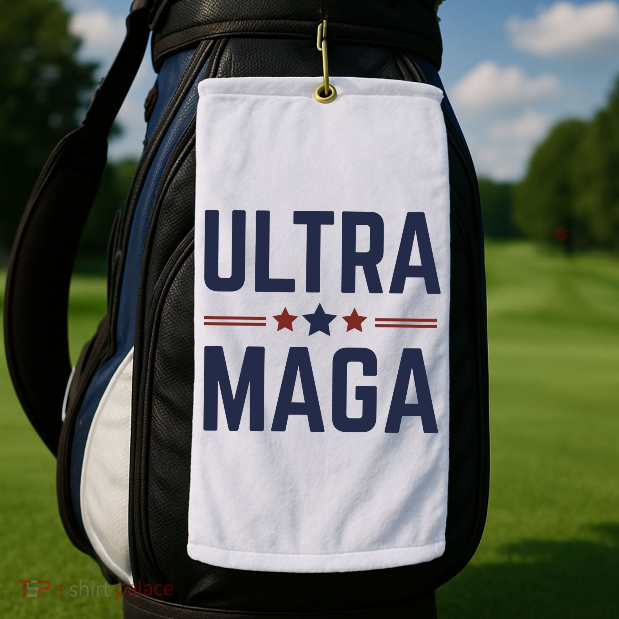 Ultra Maga And Proud Golf Towel