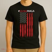 Ultra MAGA American Flag Ultra Maga Usa Flag T-Shirt thumb 3