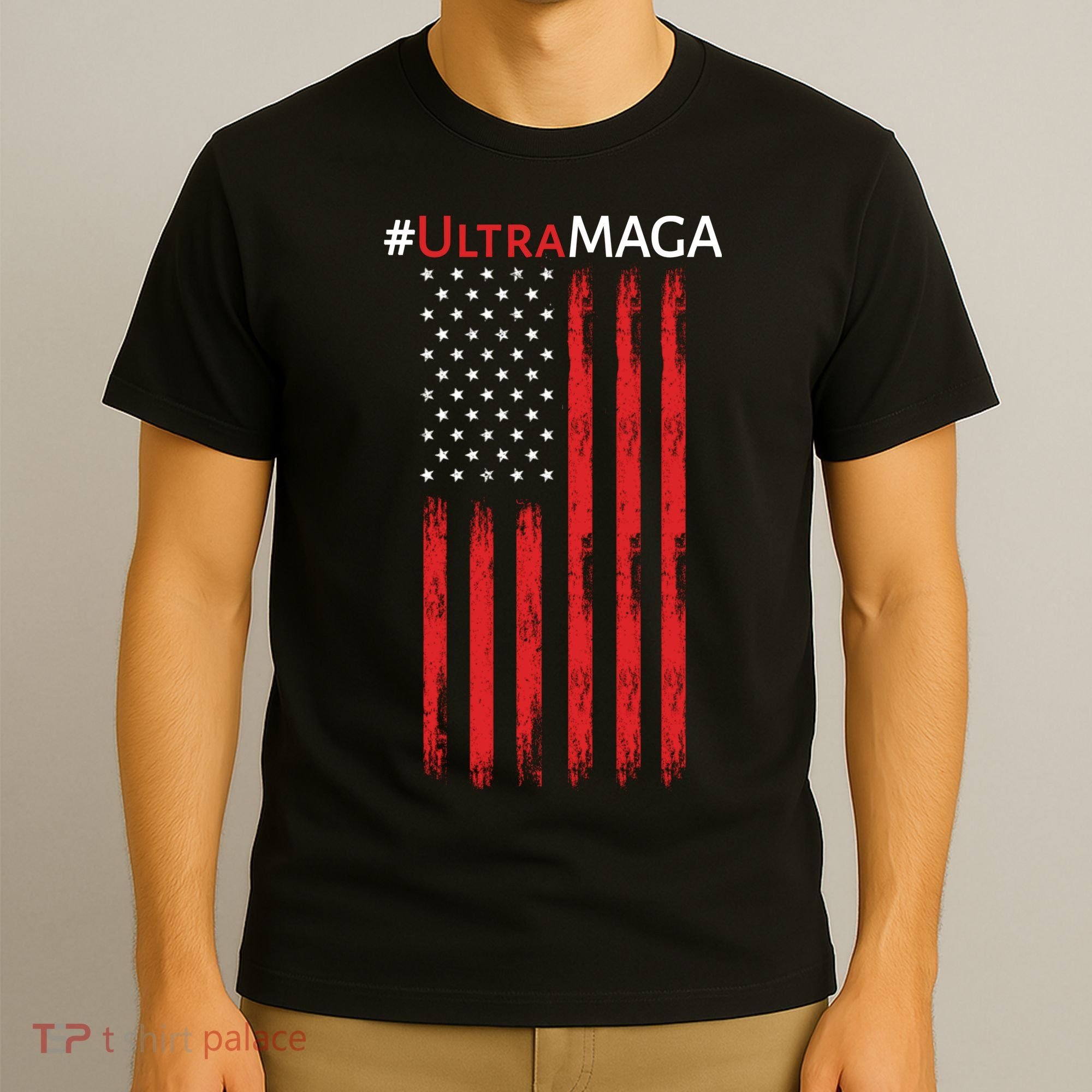 Ultra MAGA American Flag Ultra Maga Usa Flag T-Shirt