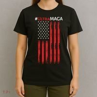 Ultra MAGA American Flag Ultra Maga Usa Flag T-Shirt thumb 4
