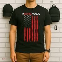 Ultra MAGA American Flag Ultra Maga Usa Flag T-Shirt thumb 6