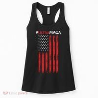 Ultra MAGA American Flag Ultra Maga Usa Flag Women's Tank Top thumb 0