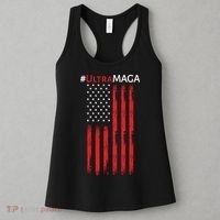 Ultra MAGA American Flag Ultra Maga Usa Flag Women's Tank Top thumb 3