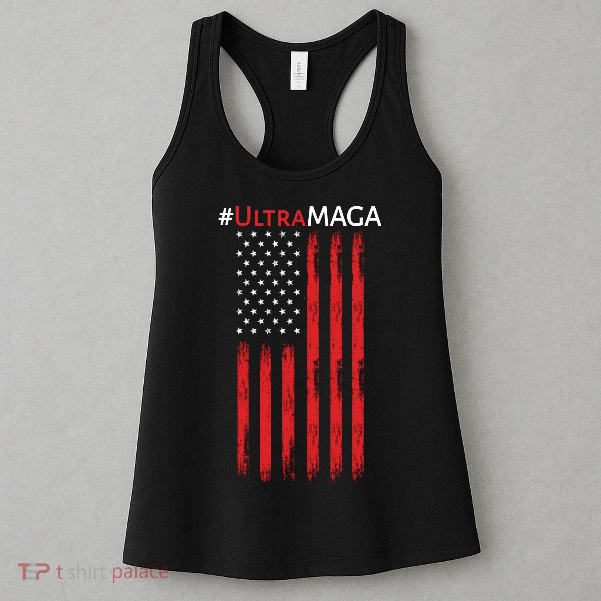 Ultra MAGA American Flag Ultra Maga Usa Flag Women's Tank Top