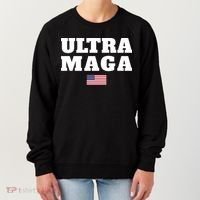 Ultra MAGA American Flag Women's Sweatshirt thumb 0